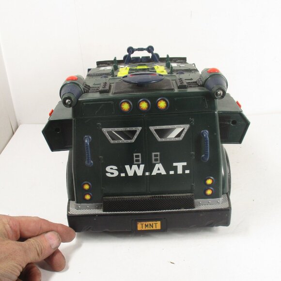 2002 TMNT SWAT Van Battle Shell Vehicle with 4 Teenage Mutant Ninja Turtles figu - Picture 5 of 12
